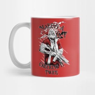 Naughty List Red Mug